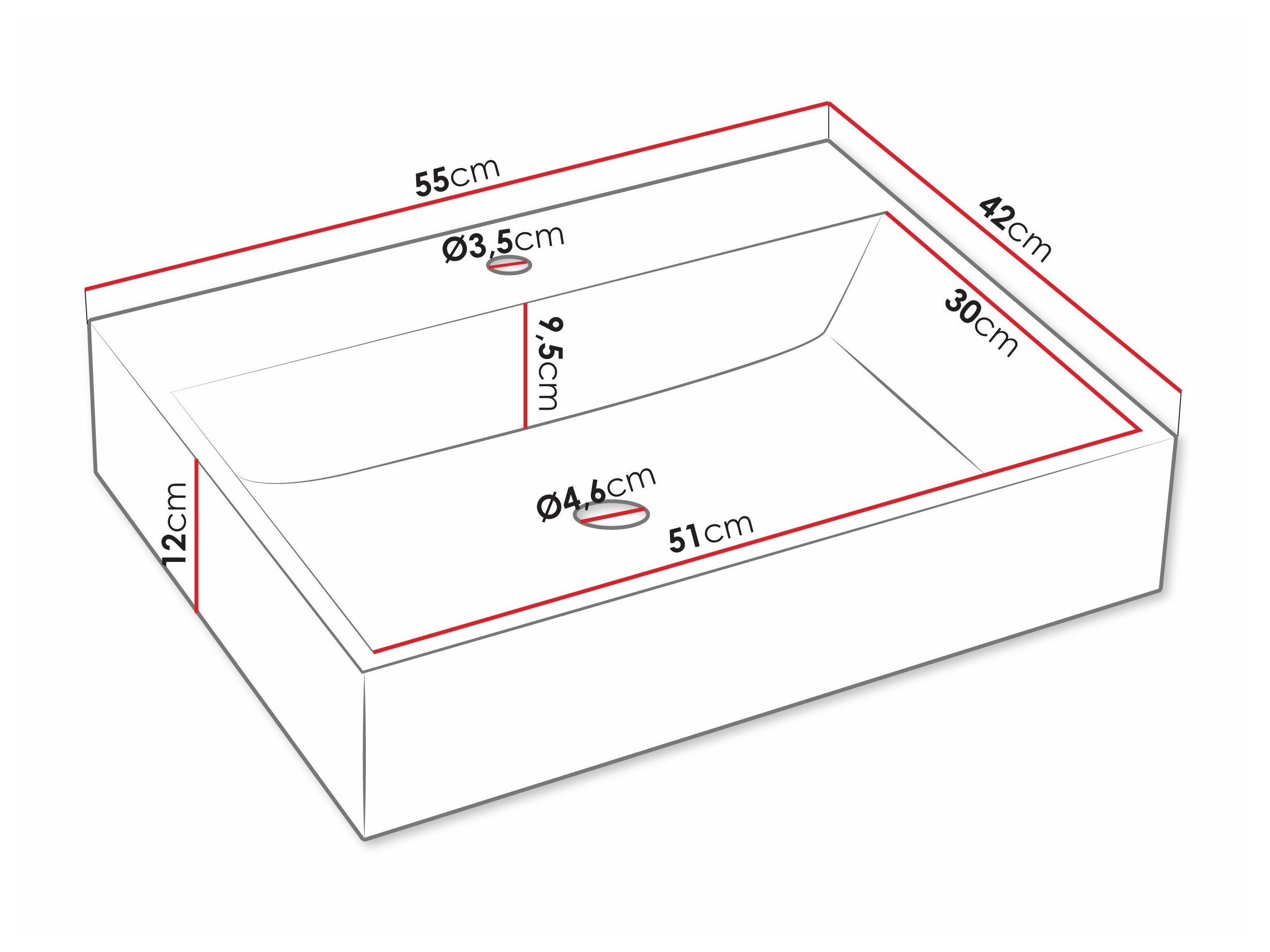Ensemble de salle de bain Decus II (Noir)