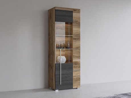 Étagère Sorciro 104 (Noix + Chêne foncé)
