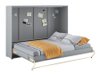 Lit escamotable Concept Pro Lenart IV (Gris)