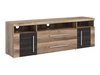 Meuble TV Sorciro 106 (Noix + Chêne foncé)