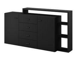 Commode Lutiva 106 (Noir mat)