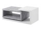 Table basse Lutiva 104 (Blanc + Béton)