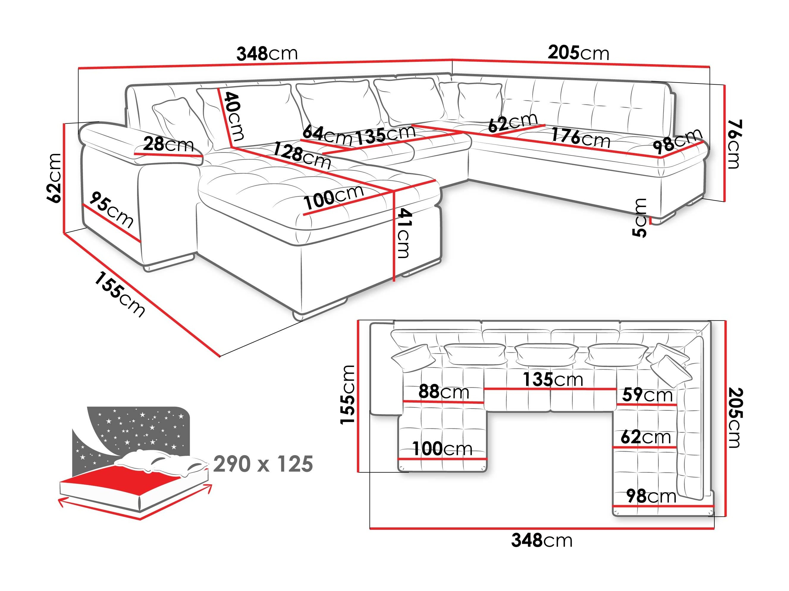Canapé d'angle Comfivo Gemma (Droit)