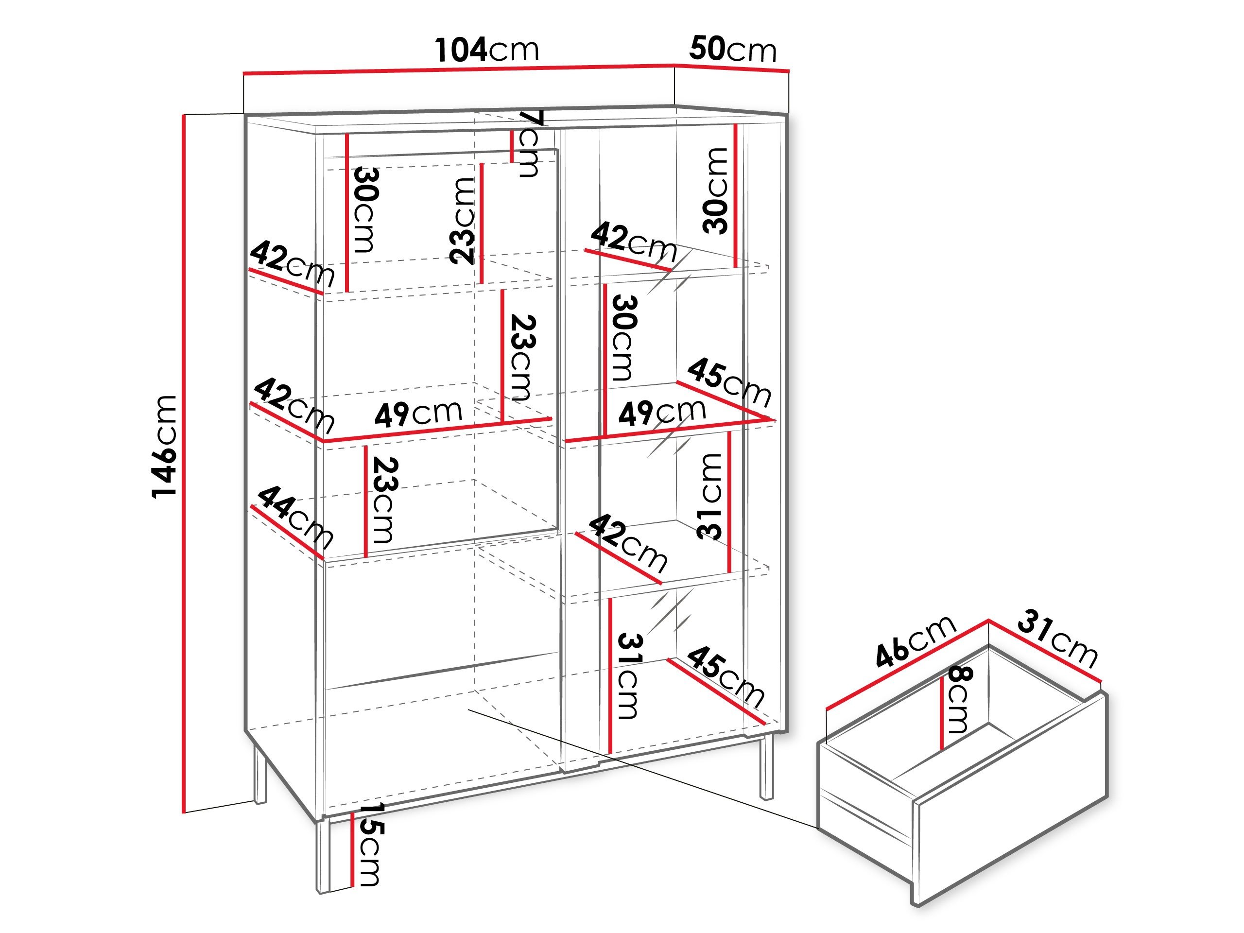 Étagère Comfivo Delruva 108 (Noir)