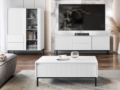 Ensemble de salon Comfivo Delruva 111 (Blanc)