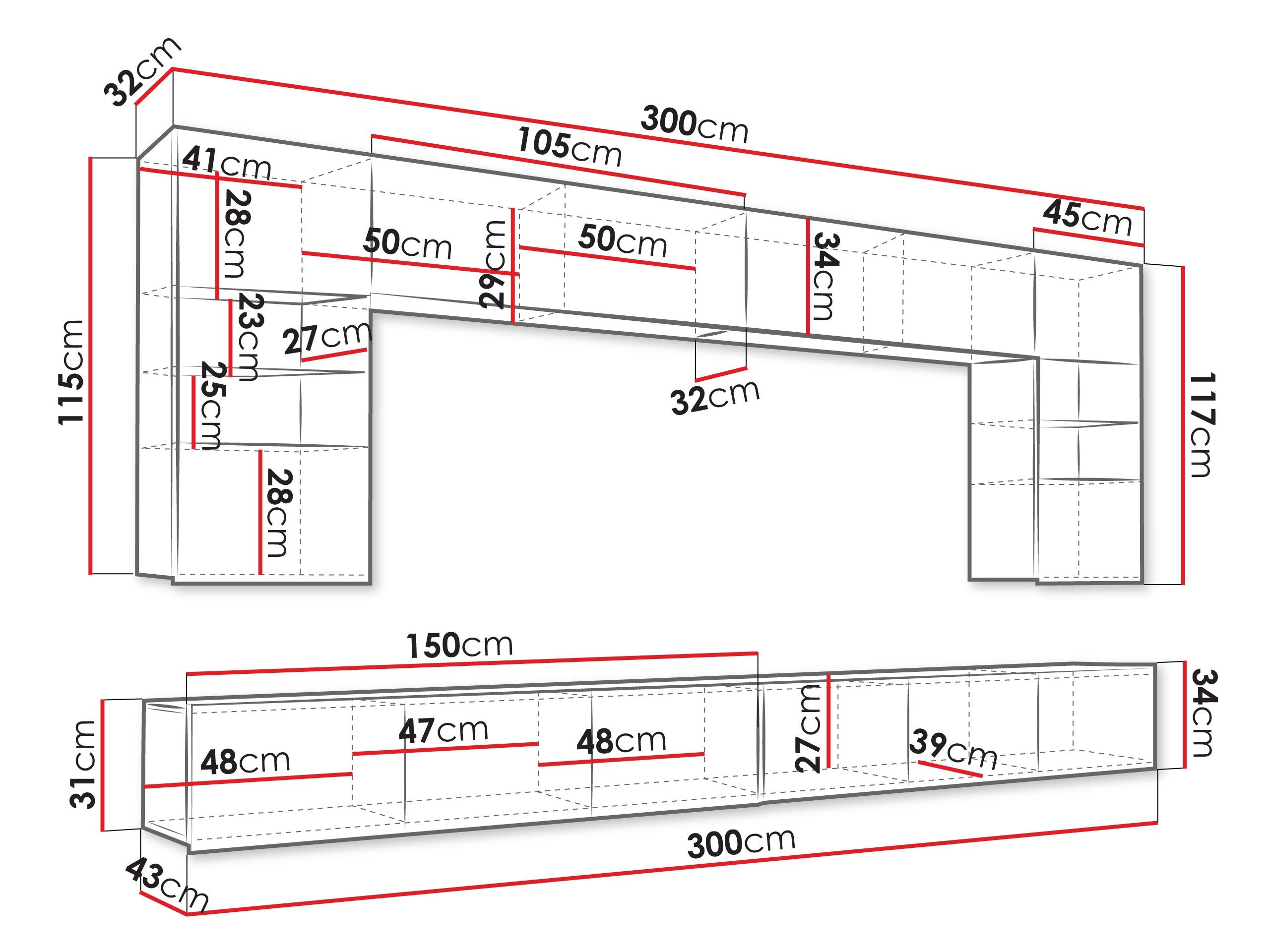 Ensemble de salon Remus I (Cachemire)