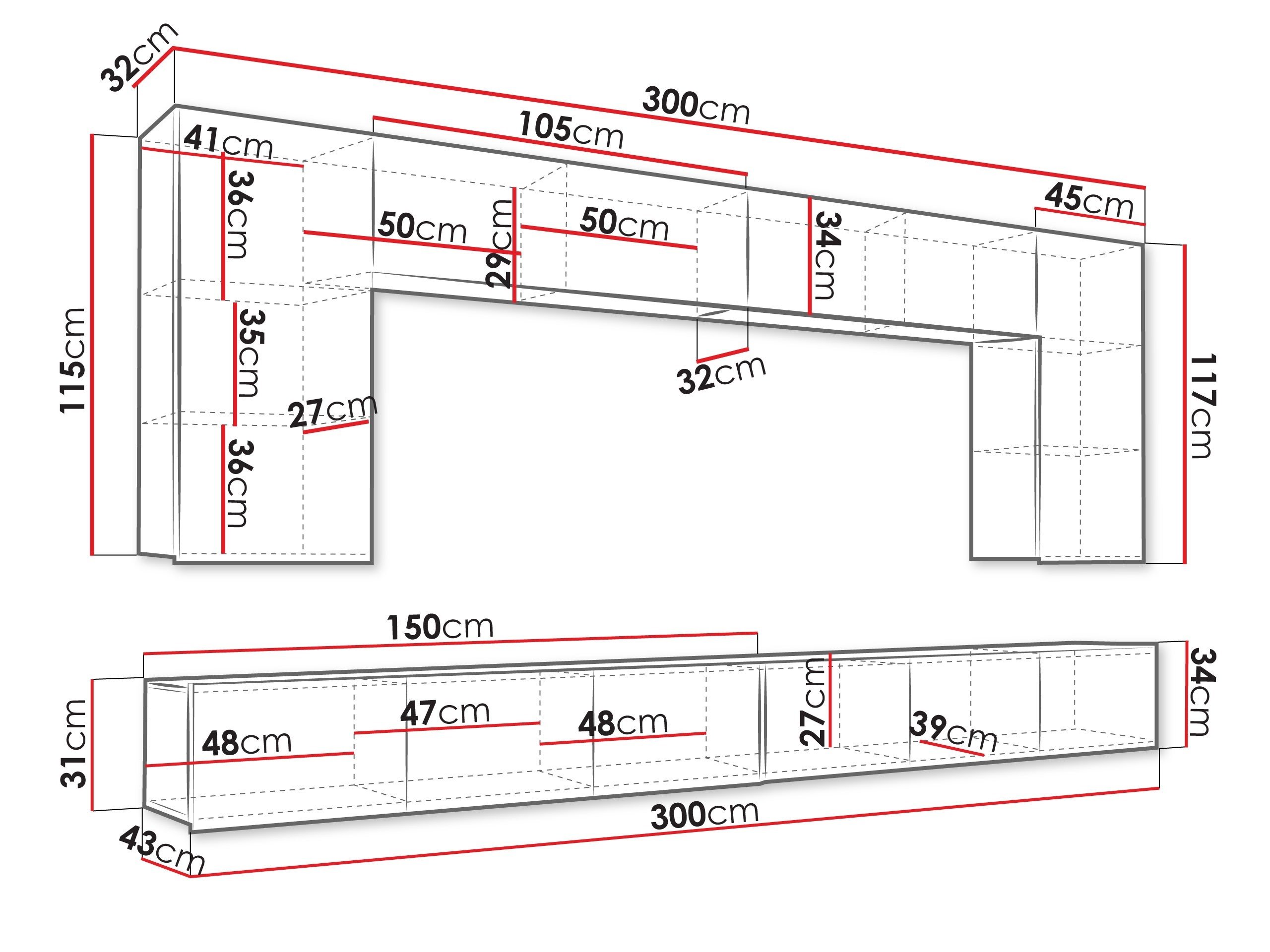 Ensemble de salon Remus XIII (Cachemire)