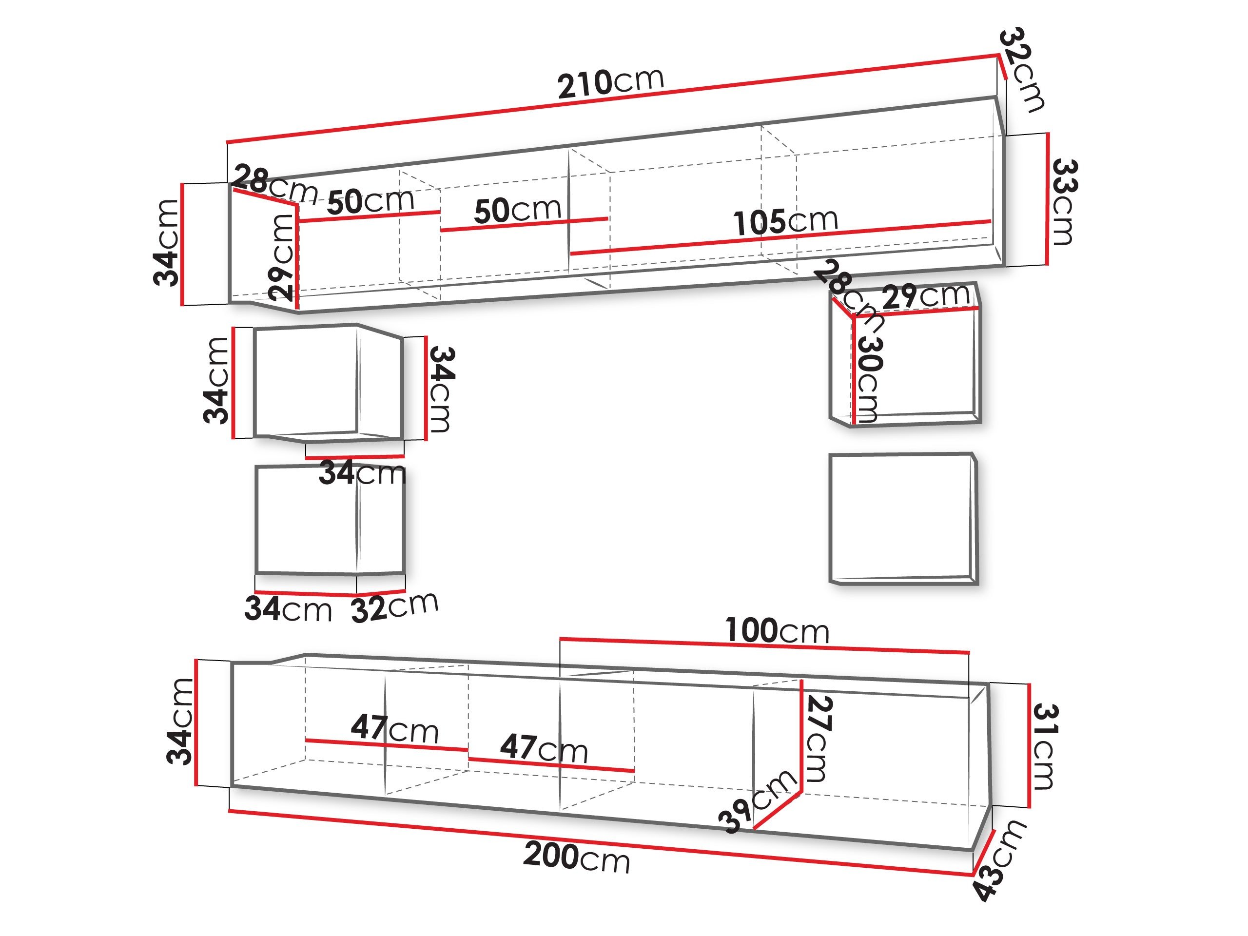 Ensemble de salon Remus XVI (Cachemire)