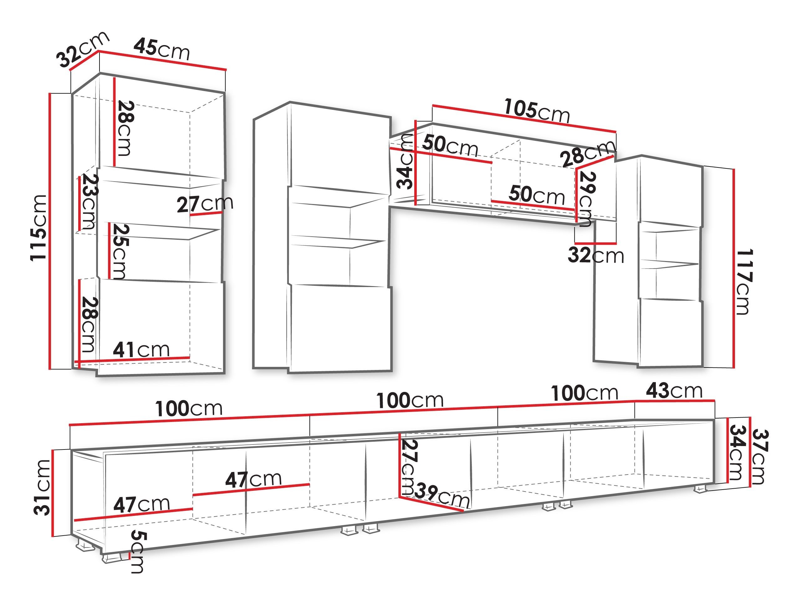 Ensemble de salon Tivdalu 121 (Cachemire)