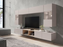 Ensemble de salon Tivdalu 144 (Cachemire + Chêne Artisan)