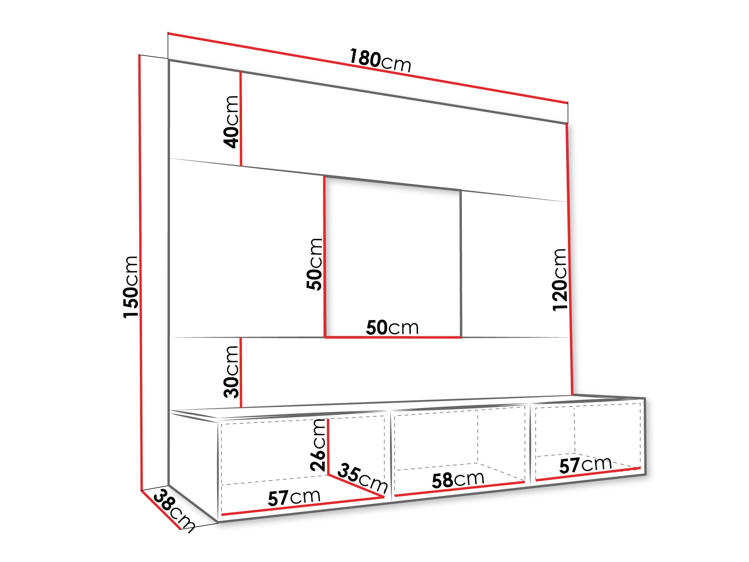 Ensemble de salon Comfivo 370 (Beige + Chêne)