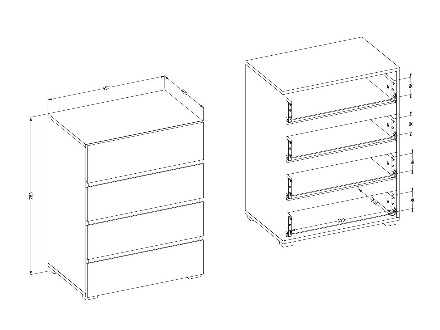 Commode Alfere 111 (Vert)