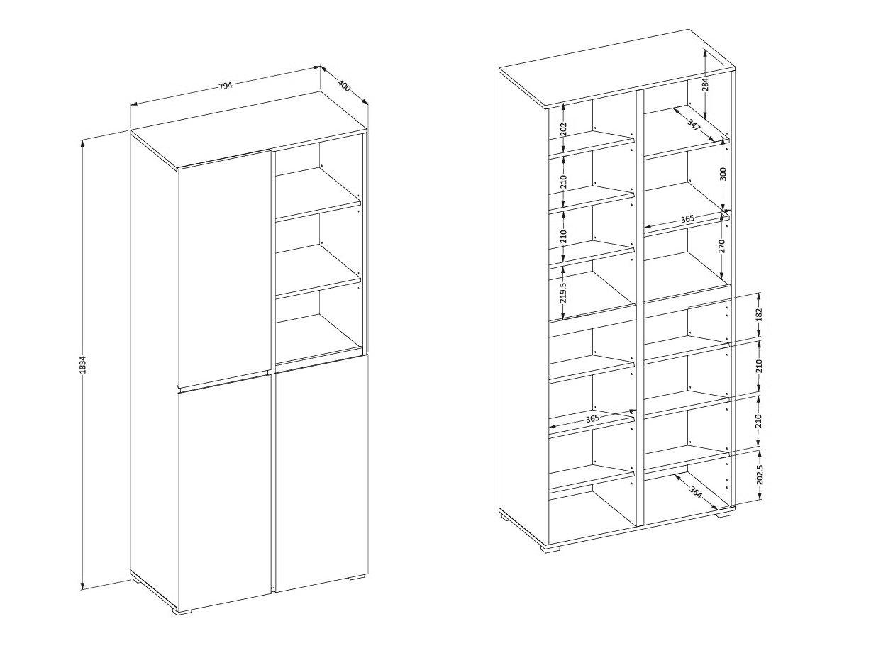 Meuble à chaussures Alfere 116 (Vert)