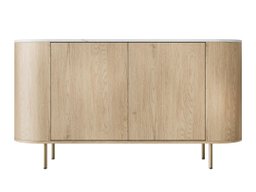 Buffet Comfivo Livtena (Marbre blanc + Doré)