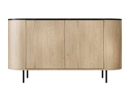 Buffet Comfivo Livtena (Marbre noir + Noir)