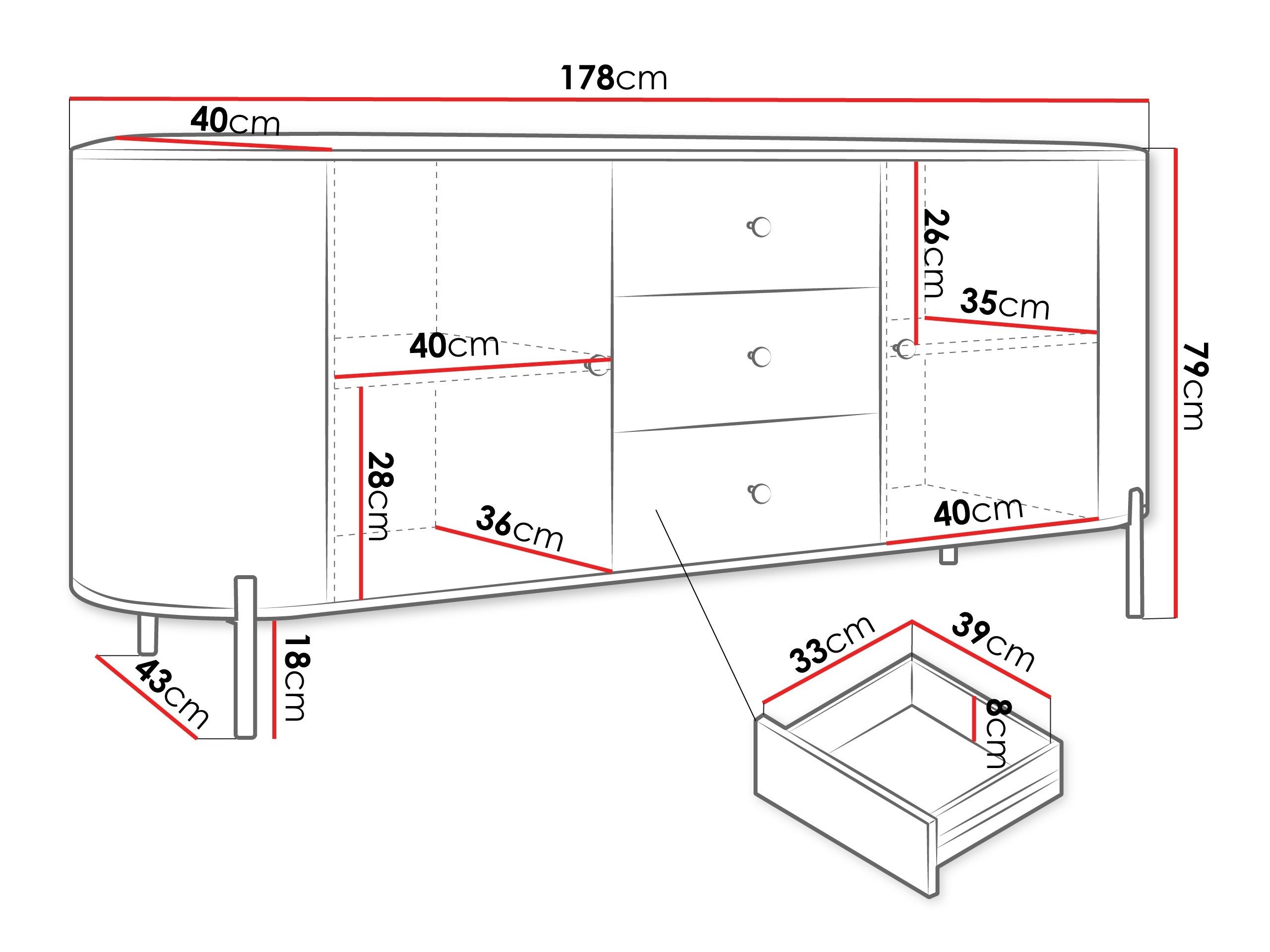 Commode Comfivo Mirsoni 101
