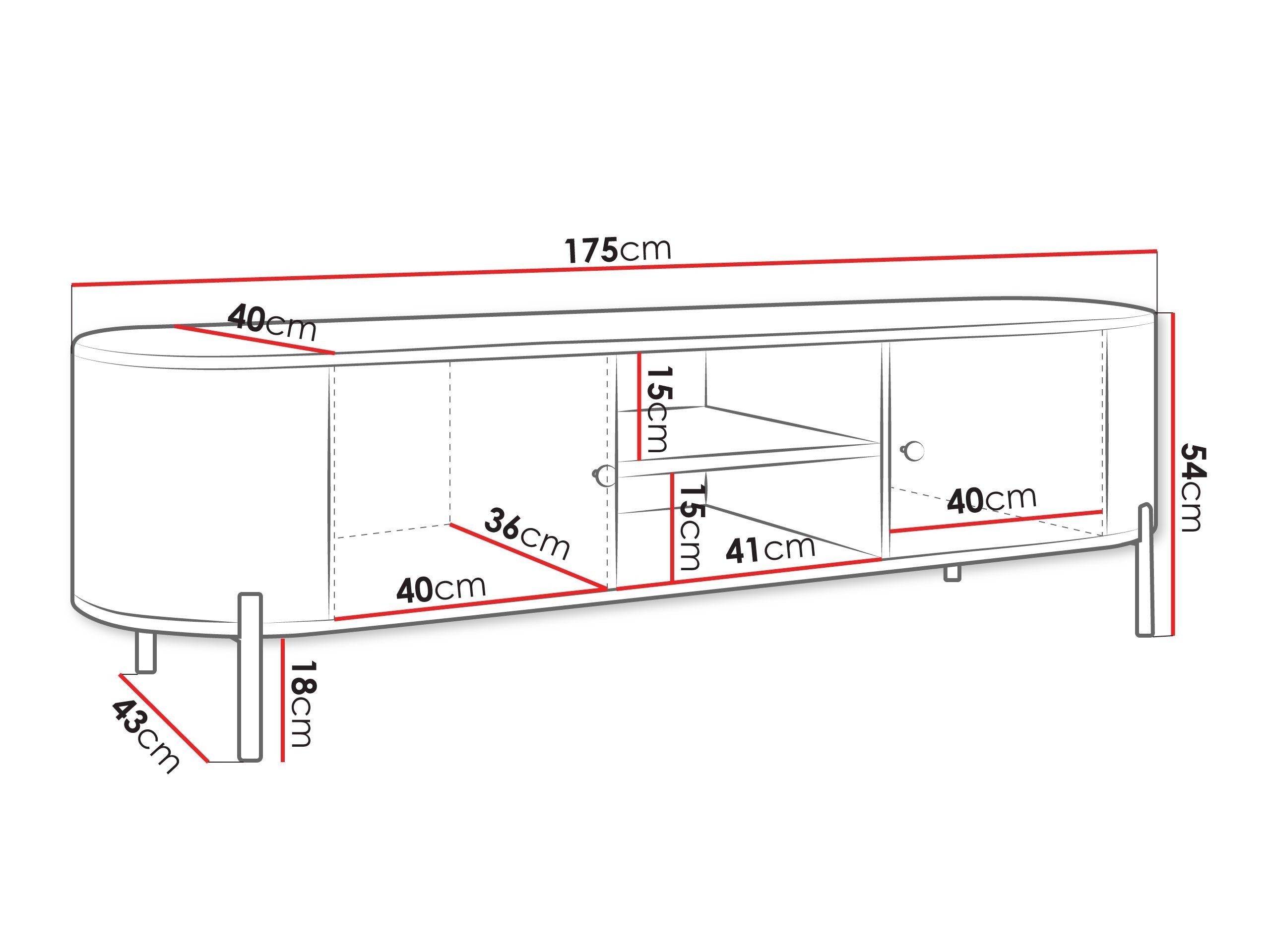 Meuble TV Comfivo Mirsoni