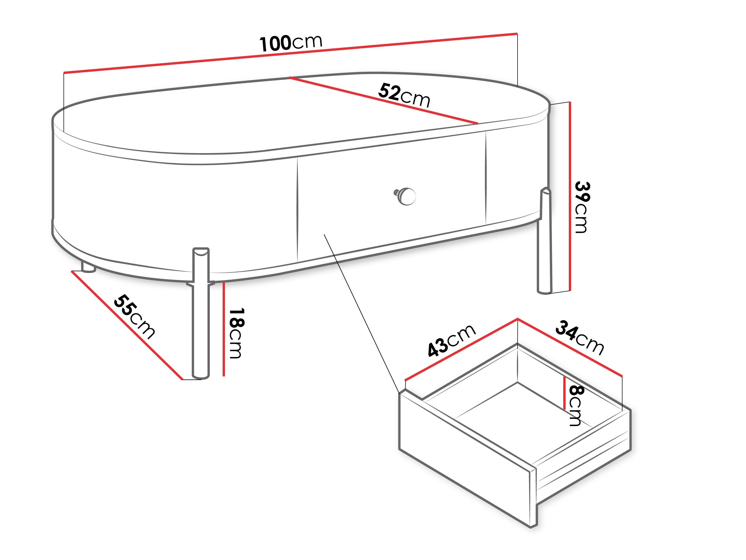 Table basse Comfivo Mirsoni 102
