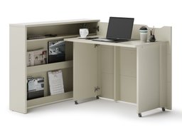 Bureau d'angle Concept Pro Lenart Levfere 101 (Cachemire)