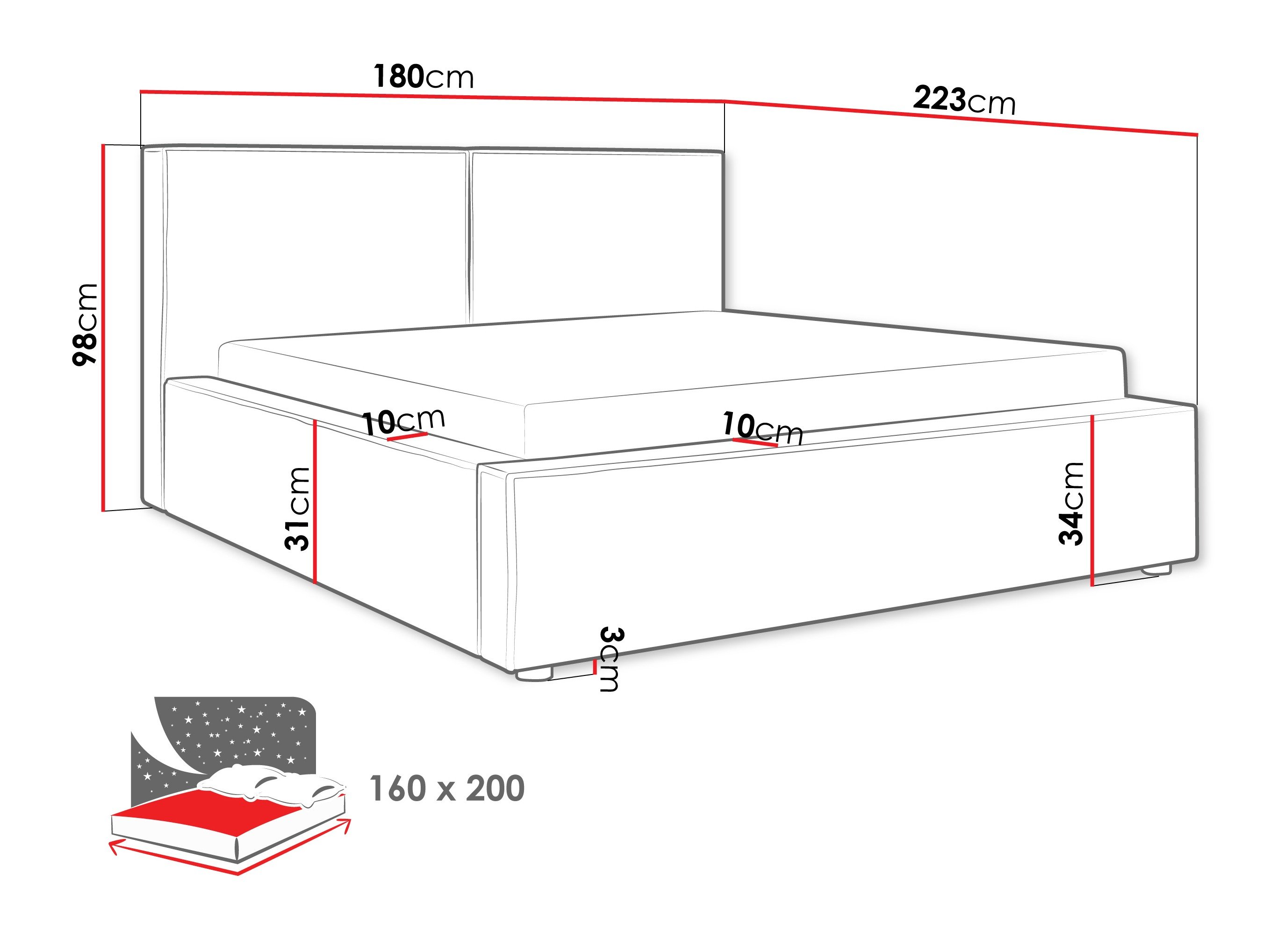 Lit TrendyNest 117 (Coral 45)