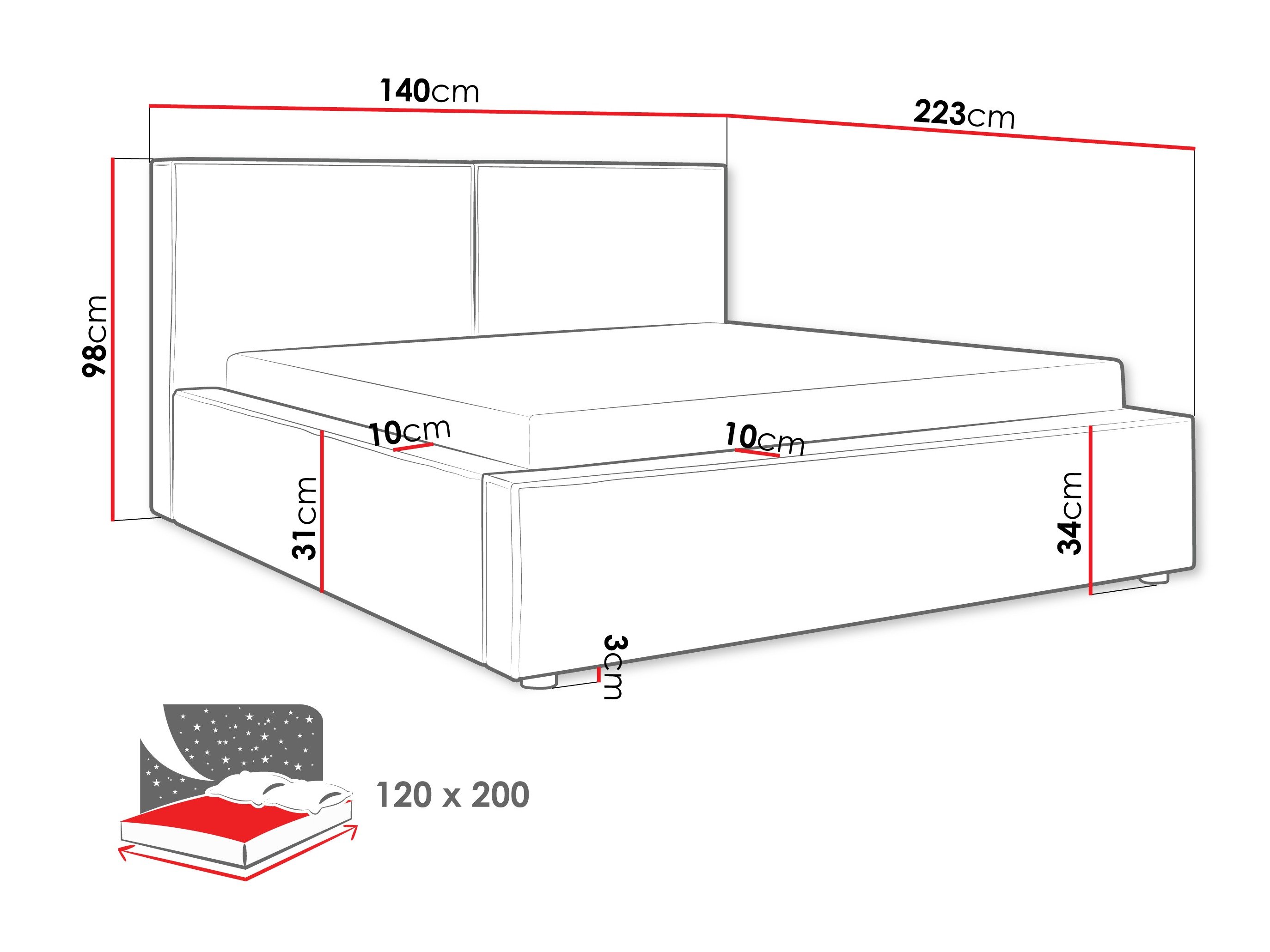 Lit TrendyNest Pelagia (Coral 50)