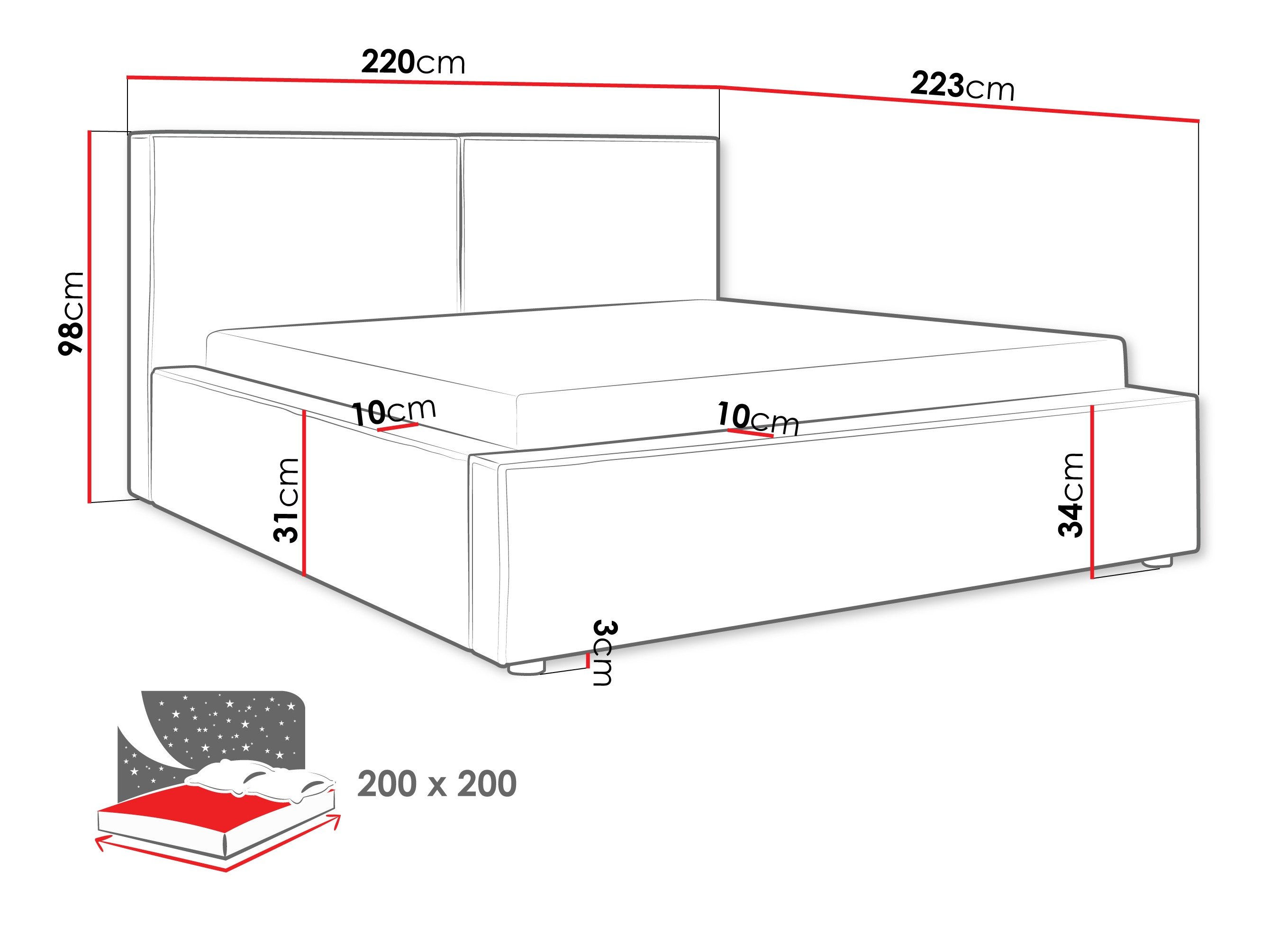 Lit TrendyNest Pelagia (Coral 55)