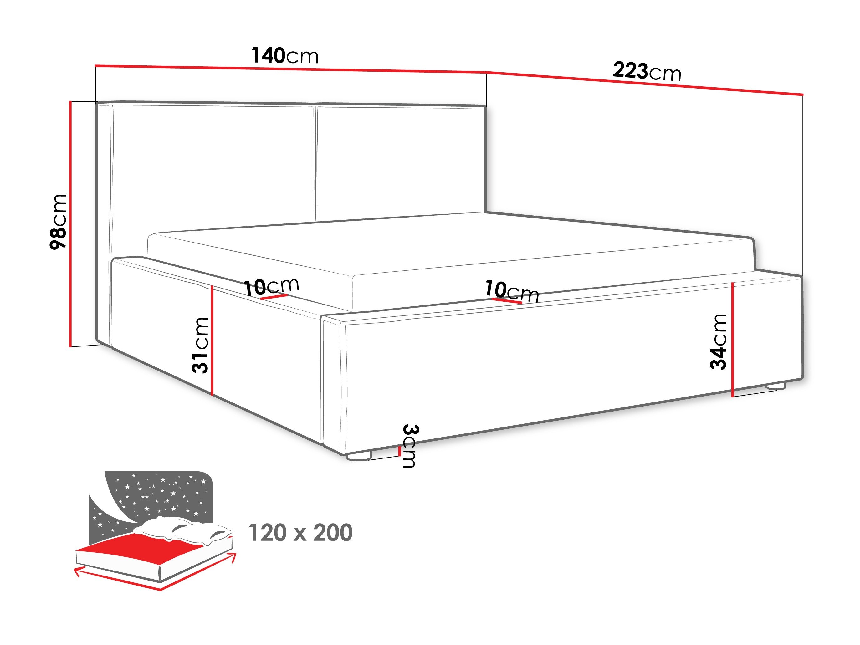Lit TrendyNest Pelagia (Coral 65)