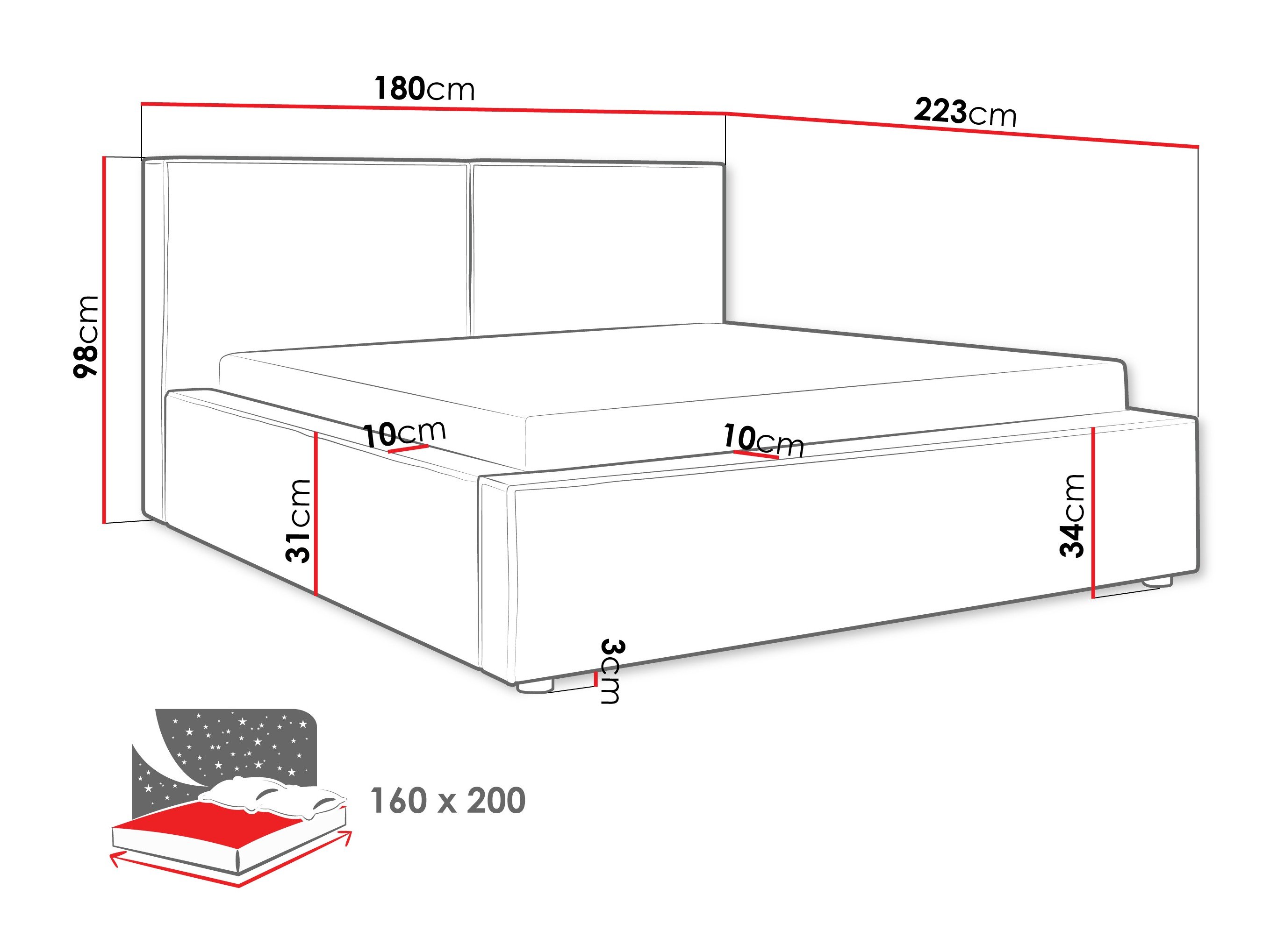 Lit TrendyNest Pelagia (Coral 80)