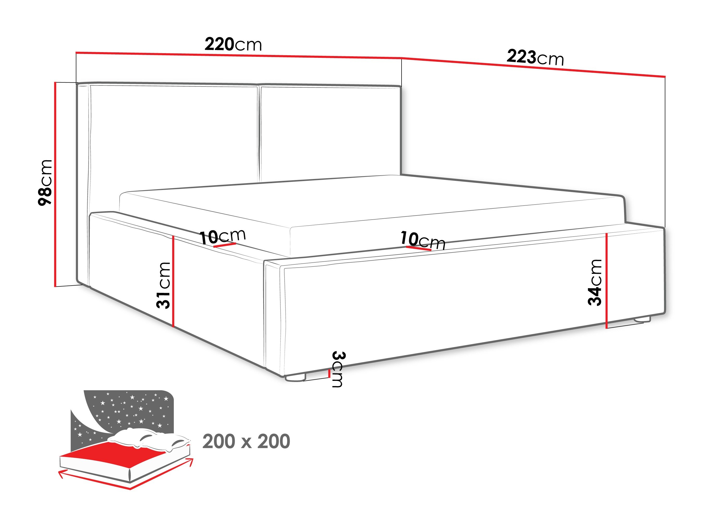 Lit TrendyNest Pelagia (Coral 80)