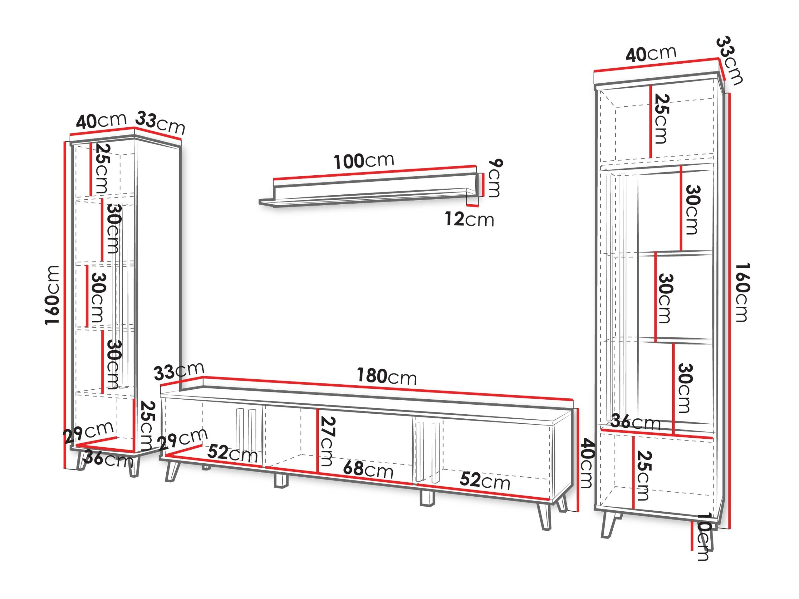 Ensemble de salon Facetor II (Graphite)