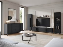 Ensemble de salon Temora 105 (Graphite)