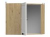 Armoire d'angle murale modulaire Classic White Oak 101