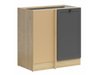 Armoire d'angle modulaire Classic Grey Oak 115