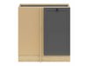 Armoire d'angle modulaire Classic Grey Oak 115