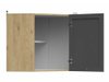 Armoire d'angle murale modulaire Classic Grey Oak 104