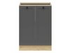 Armoire modulaire avec portes Classic Grey Oak 105
