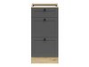 Armoire modulaire avec tiroirs Classic Grey Oak 107