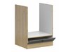 Armoire modulaire pour appareils intégrés Classic Grey Oak 109