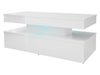 Table basse Monfero 100 (Blanc + Blanc brillant)