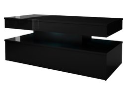 Table basse Monfero (Noir + Noir brillant)