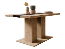 Table basse Tucson 147 (Chêne Artisan + Noir)