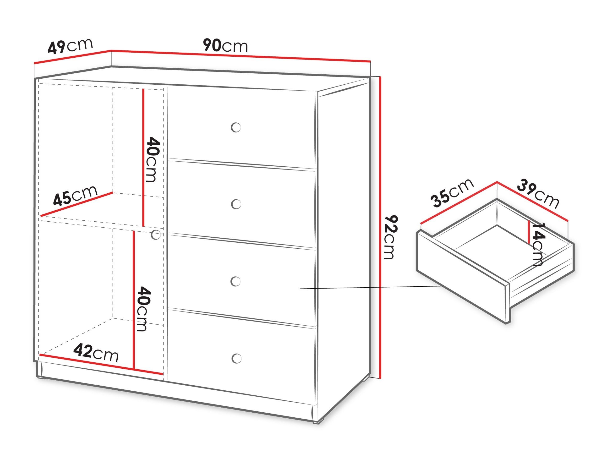 Commode Comfivo Meleti 100