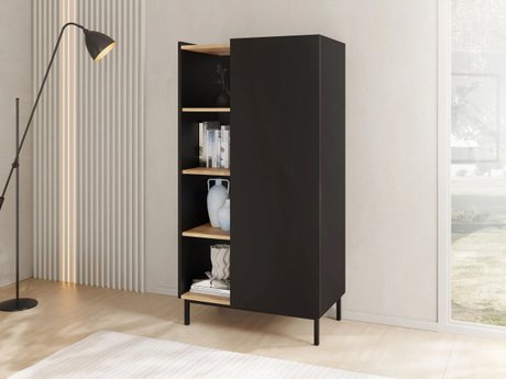 Étagère Veldome 101 (Noir + Brun clair)