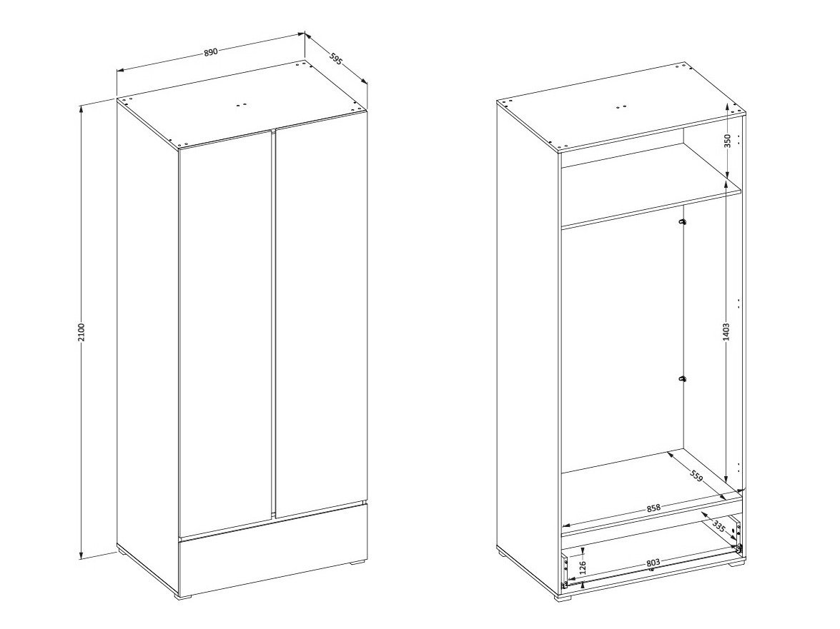 Armoire Alfere 118 (Vert)