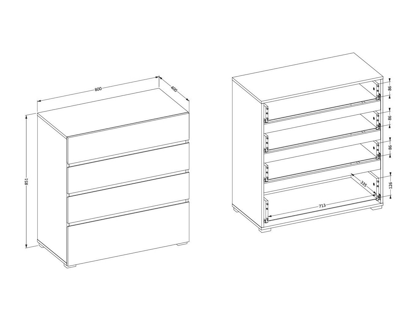 Commode Alfere 121 (Vert)