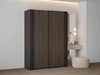 Armoire Austin 371 (Chêne foncé + Noir)
