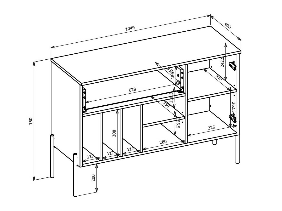 Commode Levtenu 112 (Chêne)