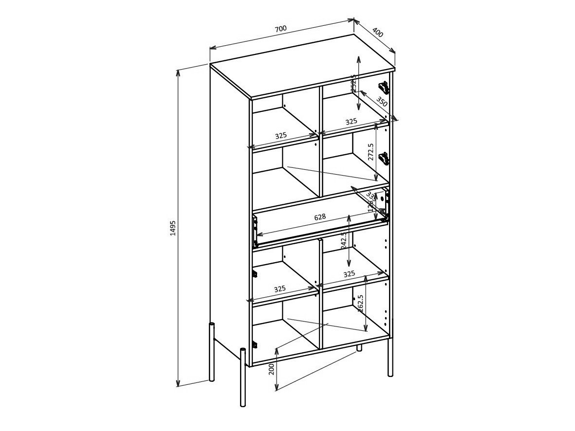 Étagère Levtenu 110 (Cachemire)