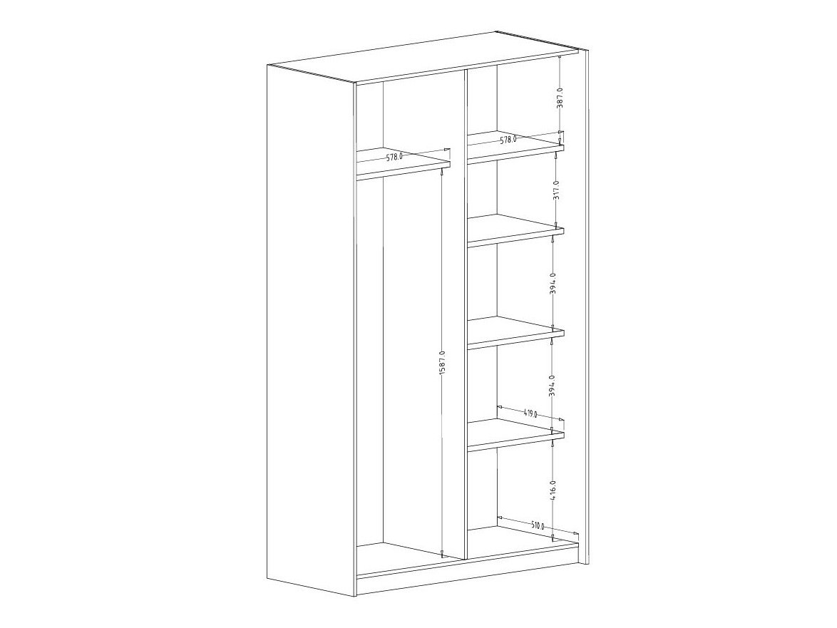 Armoire Austin 369 (Cachemire)