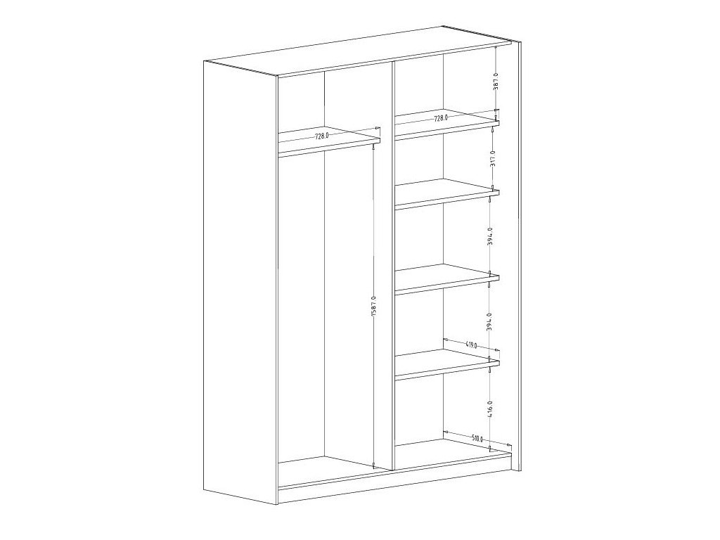 Armoire Austin 371 (Beige)